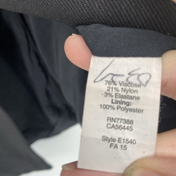 Madewell Size 4 Black Longline Collarless Venice Blazer SEE DESCRIPTION - Picture 6 of 10